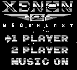 Xenon 2 - Megablast (Japan) Title Screen